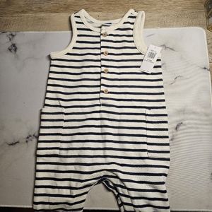 Soft Cotton Boy Overalls